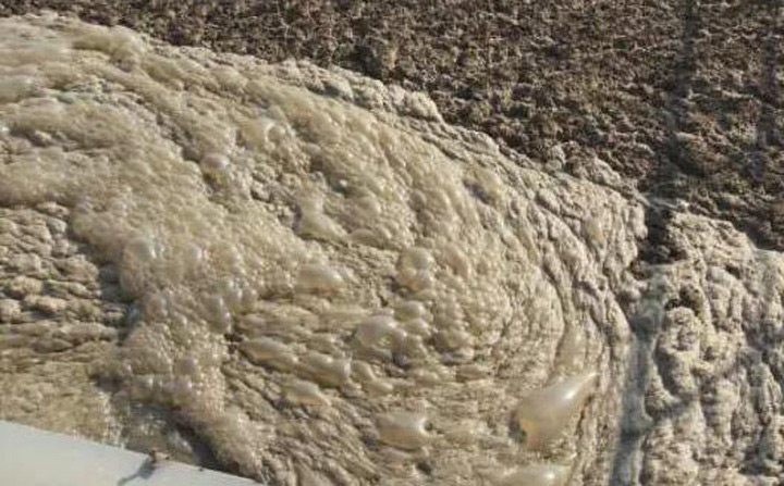 泡沫没有及时处理 泡沫没有及时处理