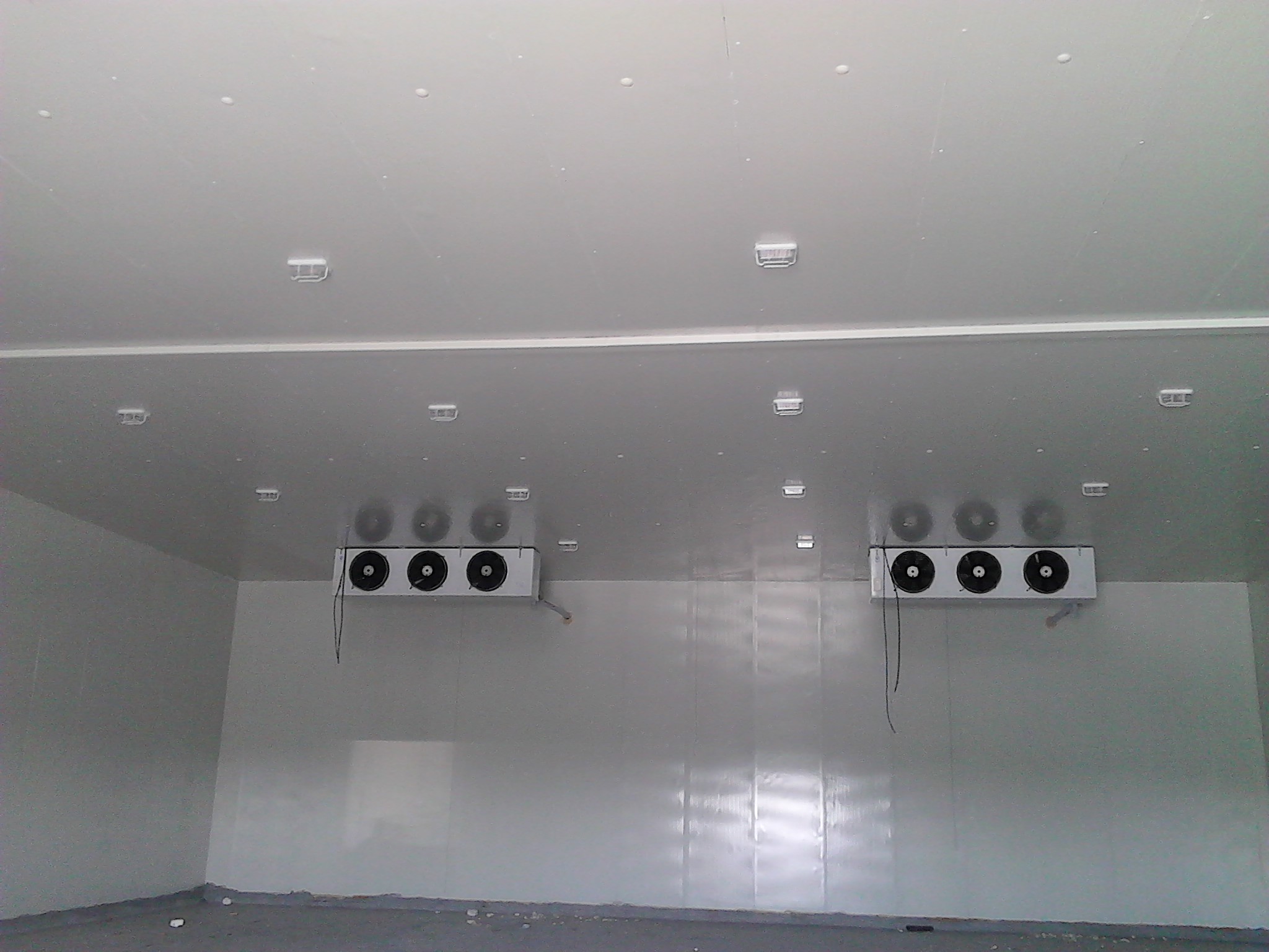 果蔬冷库安装完成库内